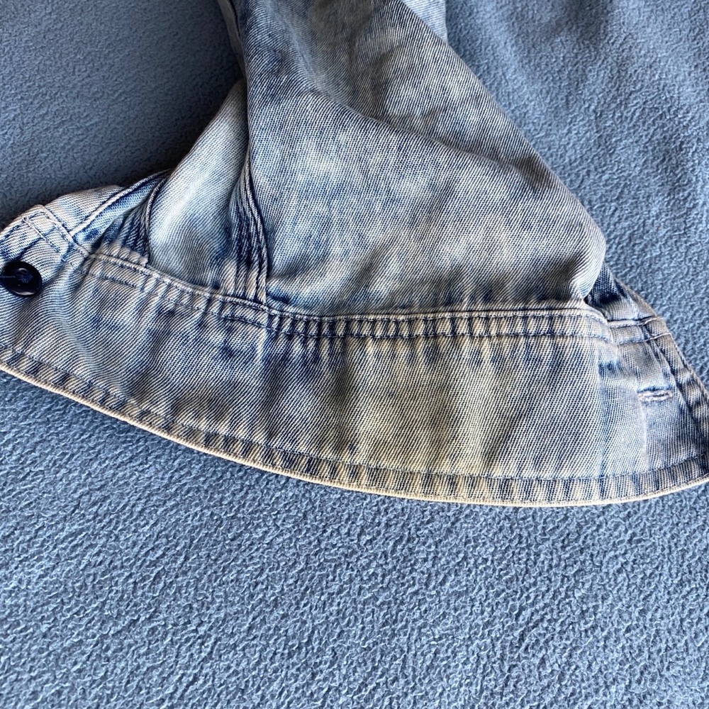 Blue Distressed Denim Jacket - Picture 4 of 7